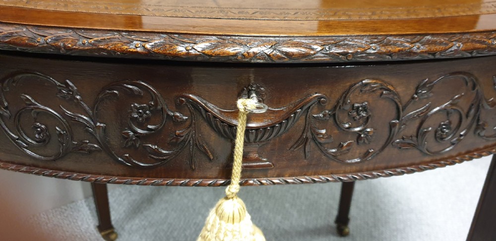 Irish Mahogany Desk 'Robert Strahan' View XII