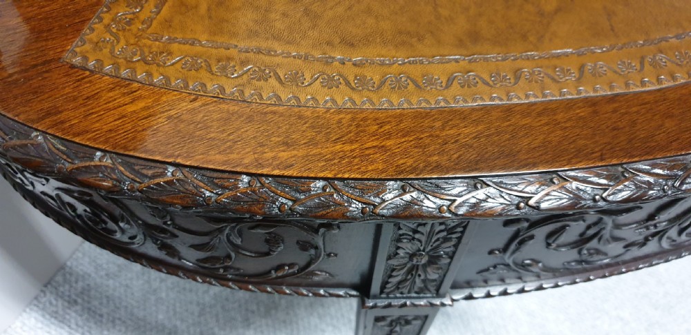 Irish Mahogany Desk 'Robert Strahan' View XIII