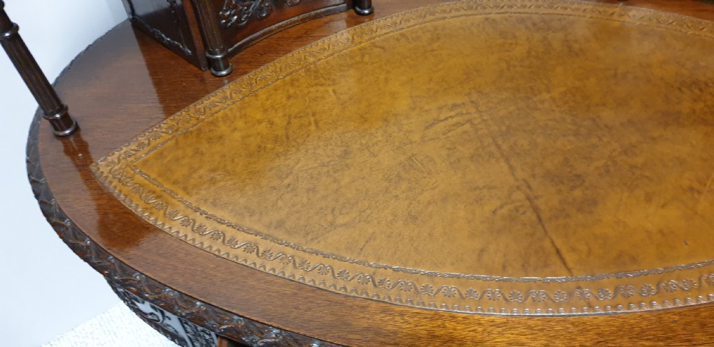 Irish Mahogany Desk 'Robert Strahan' View XIV