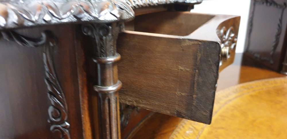 Irish Mahogany Desk 'Robert Strahan' View XVIII
