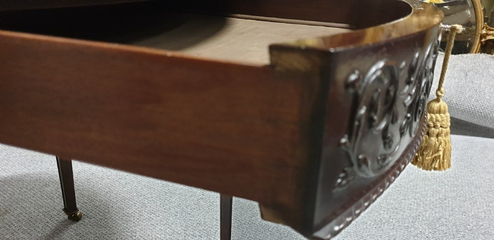 Irish Mahogany Desk 'Robert Strahan' View XIX