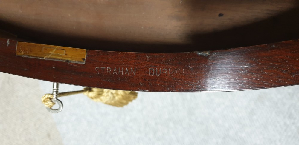 Irish Mahogany Desk 'Robert Strahan' View XX