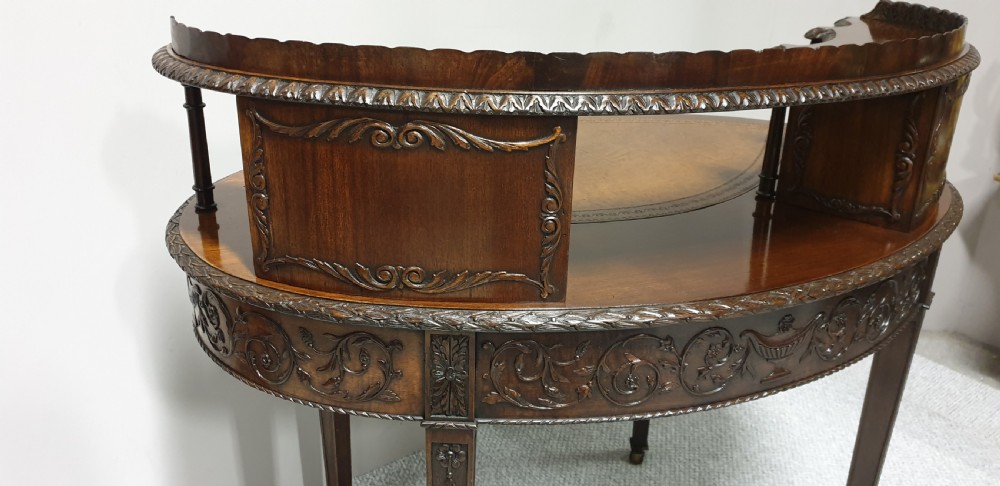 Irish Mahogany Desk 'Robert Strahan' View XXII