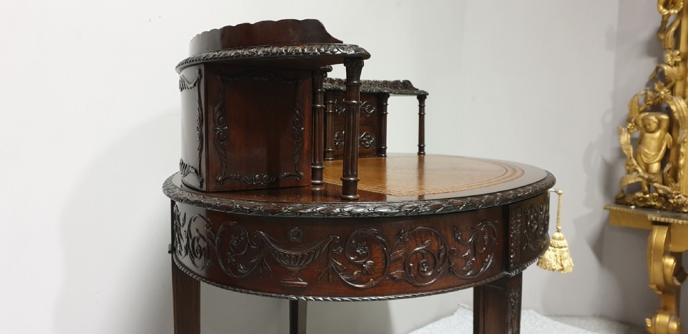 Irish Mahogany Desk 'Robert Strahan' View XXVI