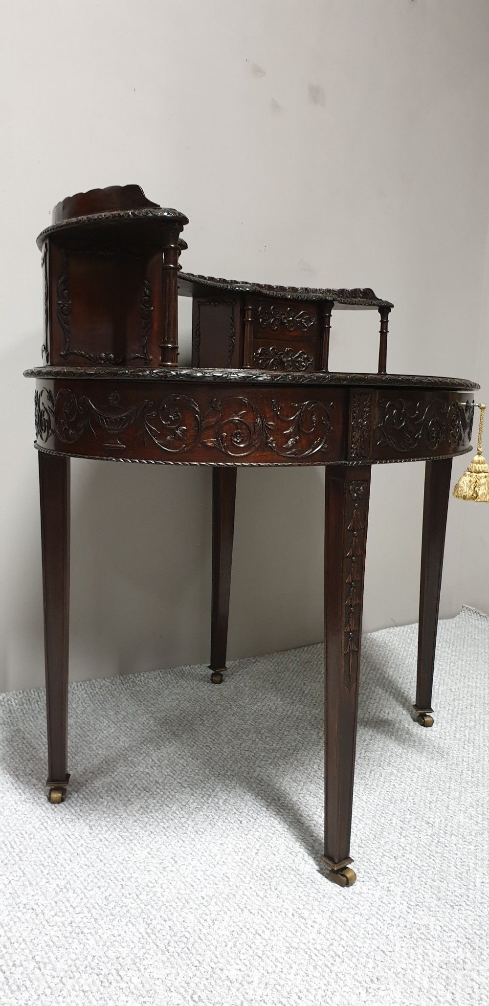 Irish Mahogany Desk 'Robert Strahan' View XXVII