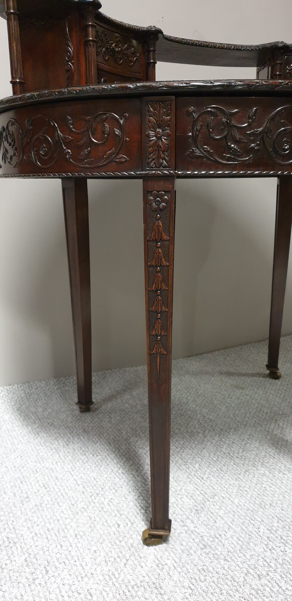 Irish Mahogany Desk 'Robert Strahan' View XXVIII