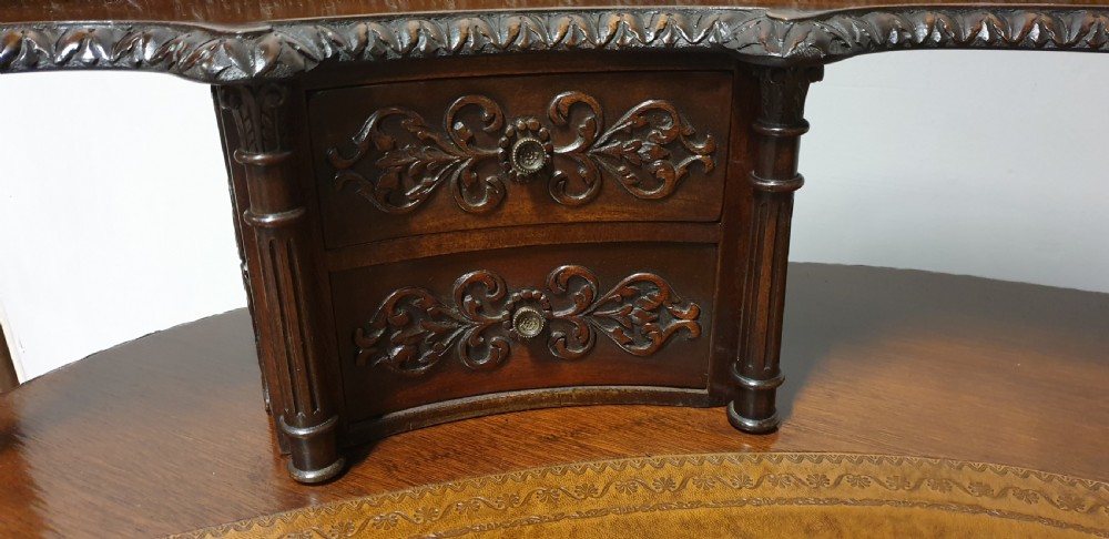Irish Mahogany Desk 'Robert Strahan' View XXX