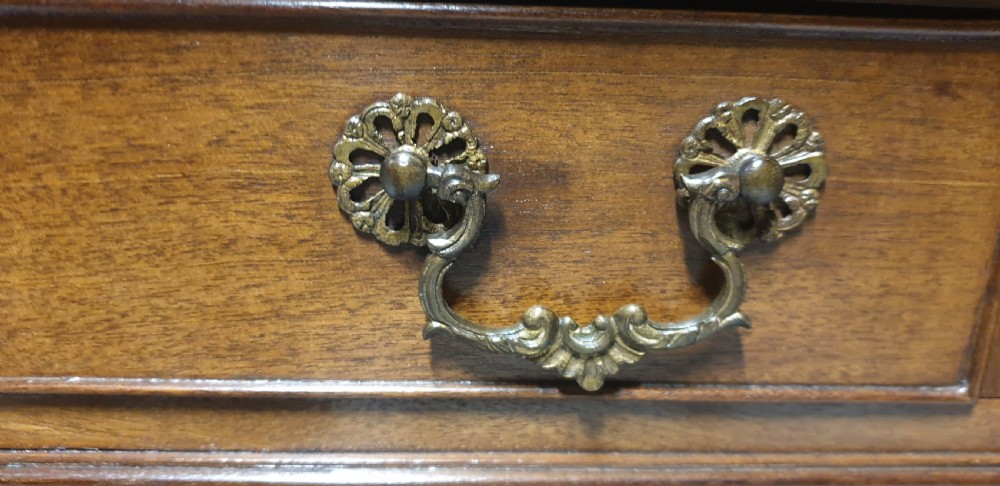 Superb Georgian Mahogany Open Bookcase View X