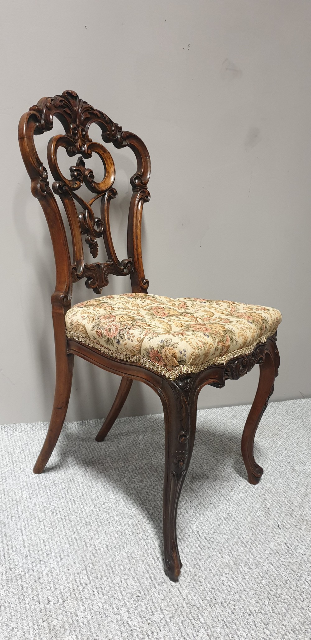 Set of Six Victorian Walnut Dining Chairs  View VIII