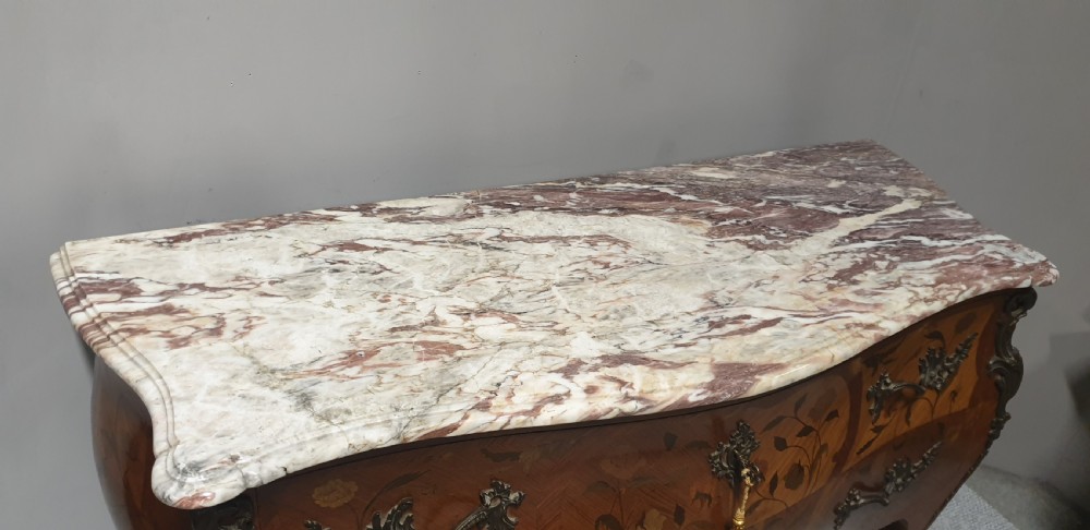 Outstanding French Marquetry Commode Chest of Drawers View IX