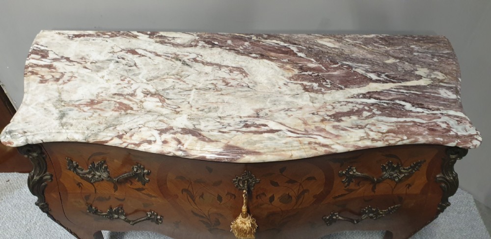 Outstanding French Marquetry Commode Chest of Drawers View XII