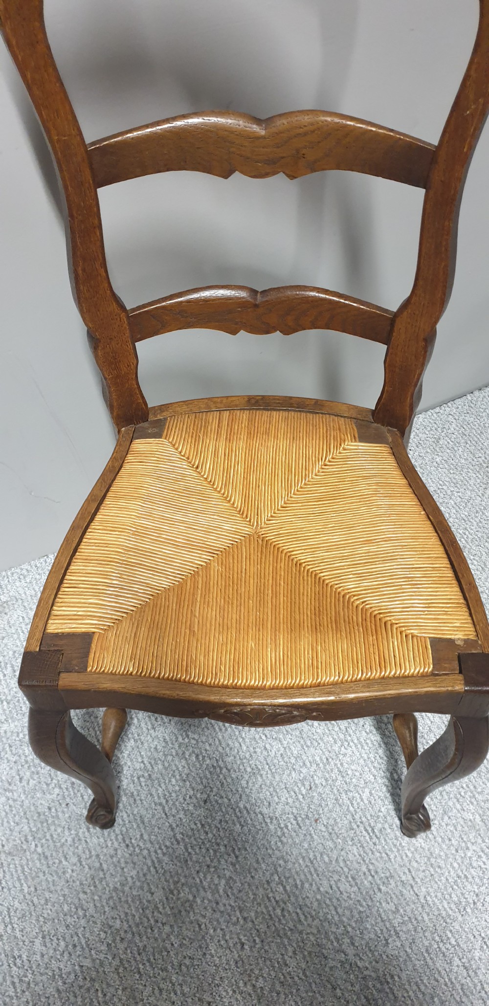 A SET OF SIX FRENCH KITCHEN CHAIRS  View VI