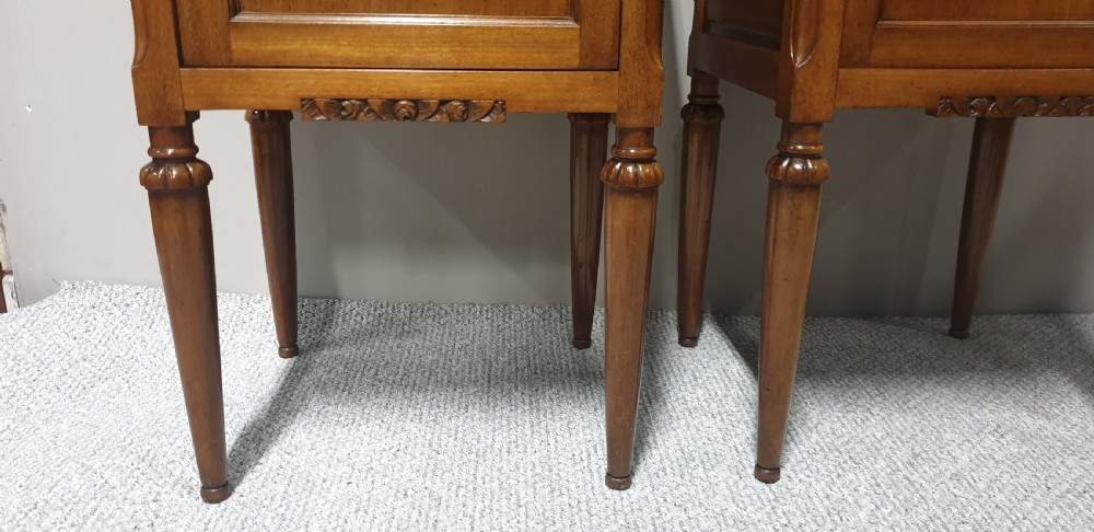 Pair Oversized French Bedside Cabinets  View VIII