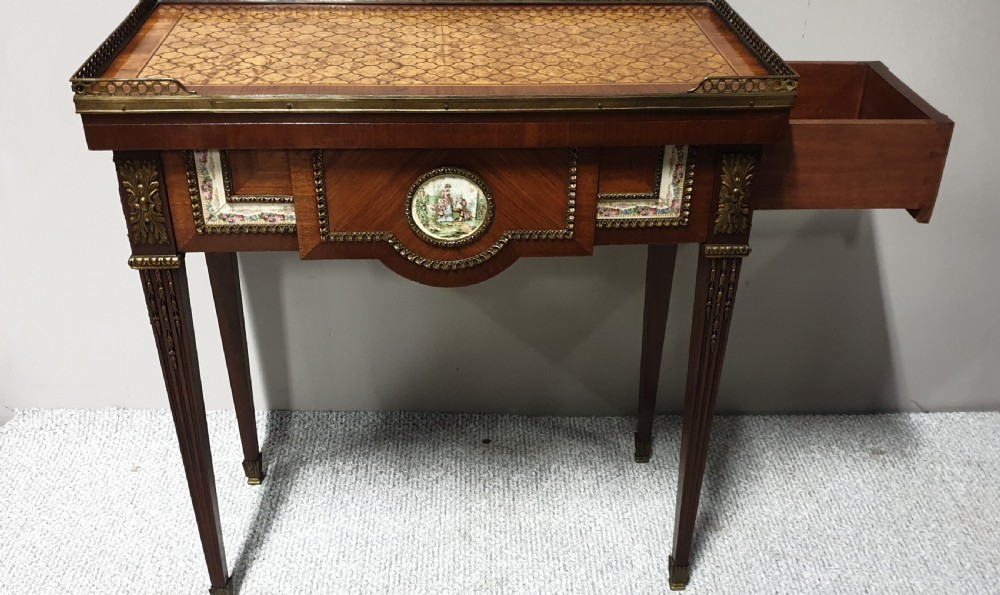 Fabulous Pair French Card tables View IV