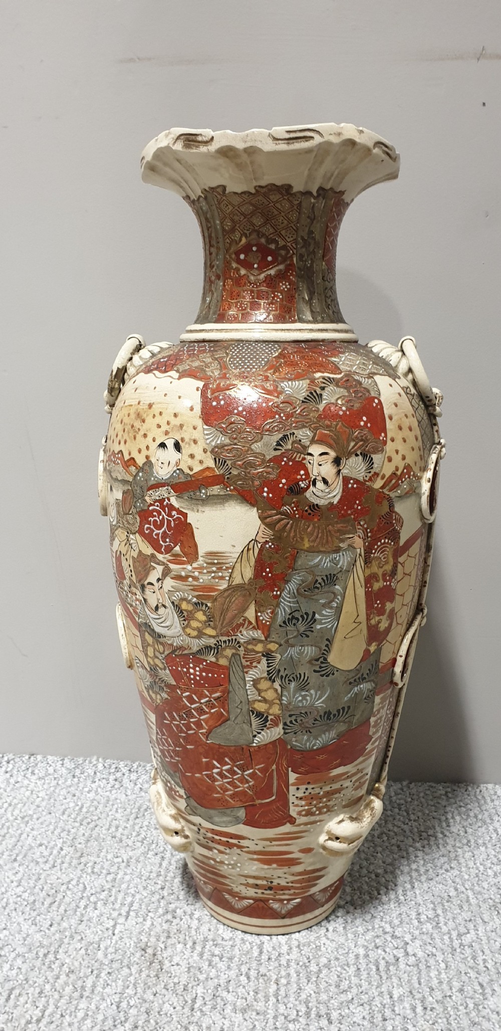 Huge Satsuma Vase