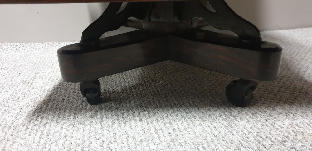 Rosewood Inlaid Revolving Bookcase View IX