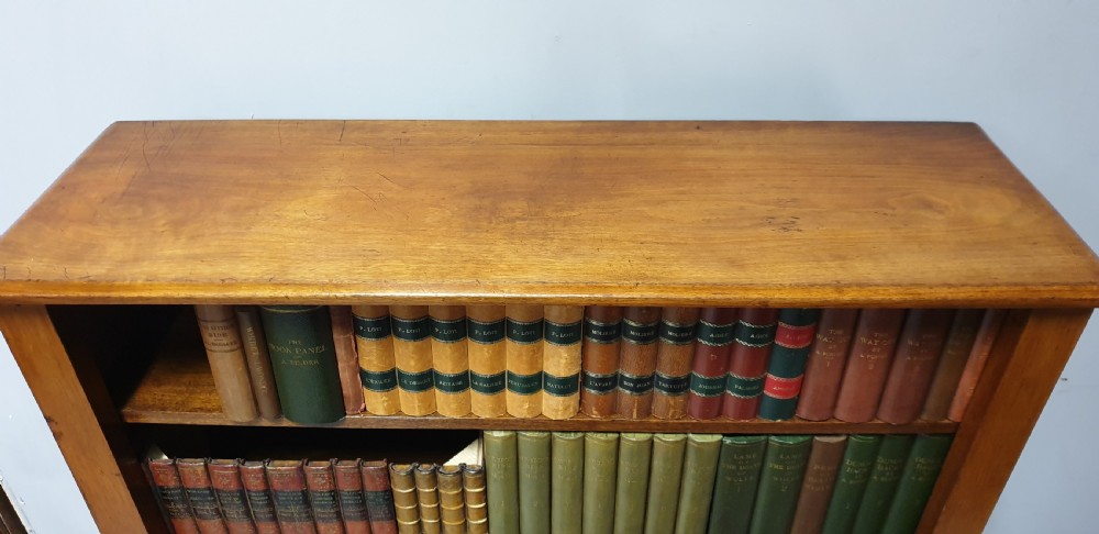 Victorian Mahogany Open Bookcase  View IV