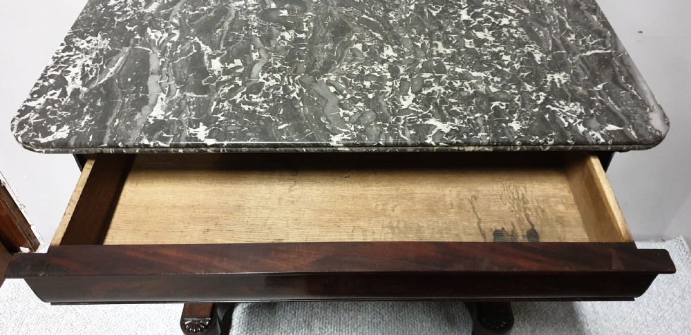 French Mahogany Console Table  View VI