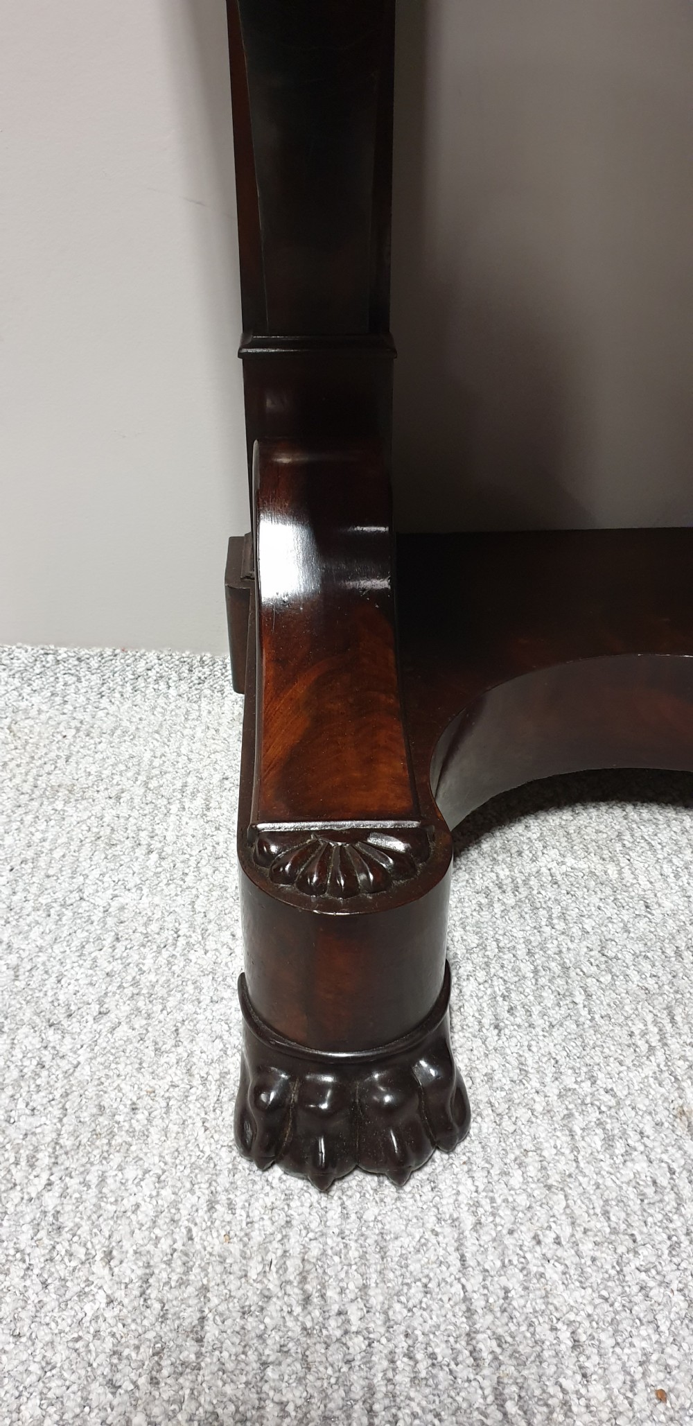 French Mahogany Console Table  View XII