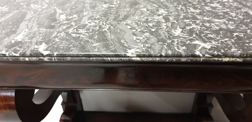 French Mahogany Console Table  View XIV