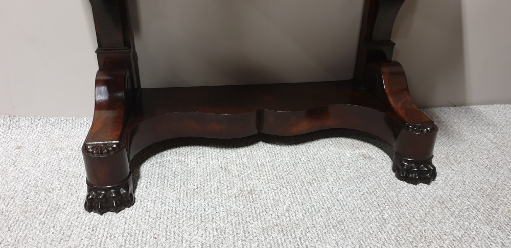 French Mahogany Console Table  View XV