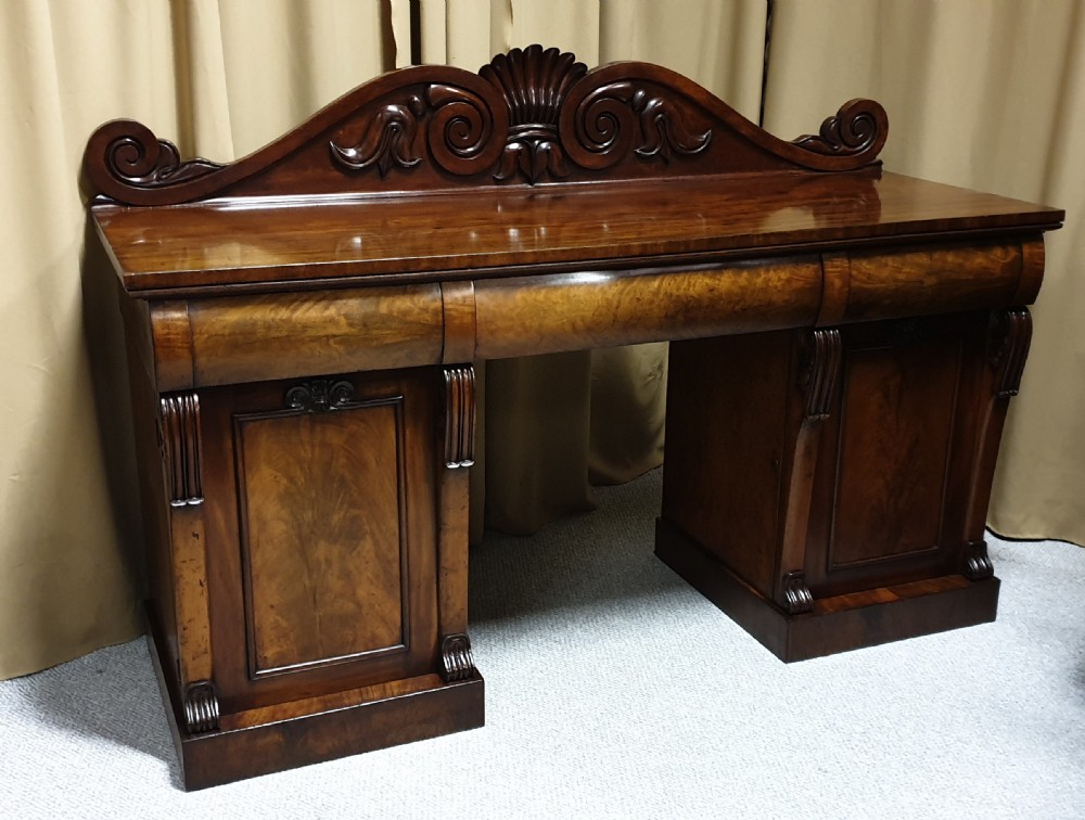 Very Nice Regency Mahogany Sideboard 