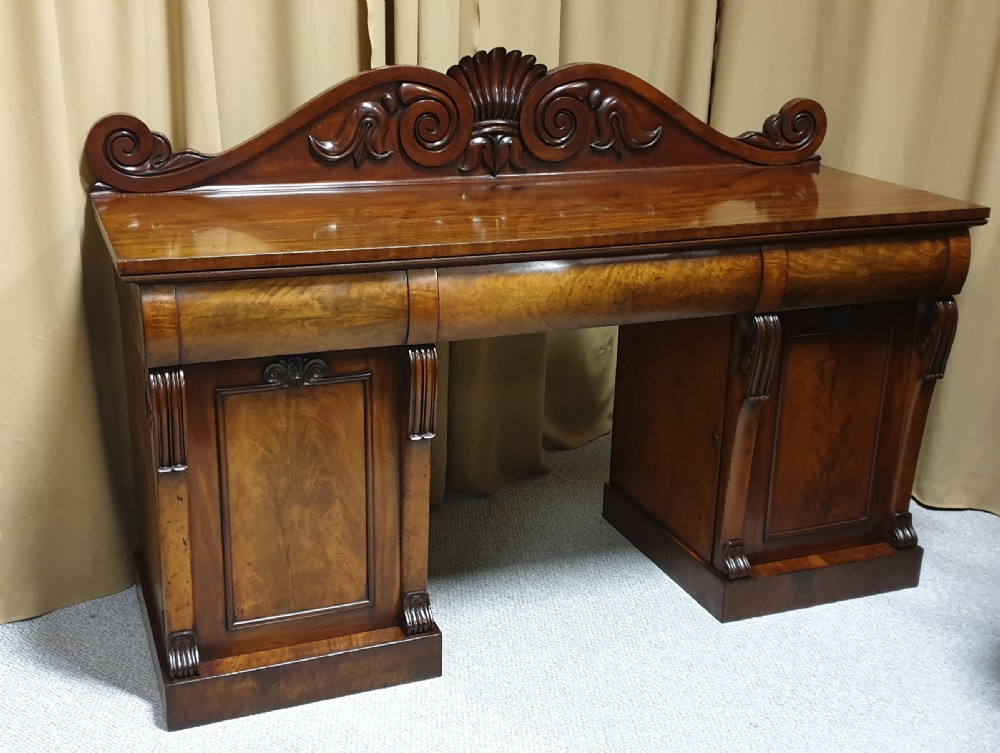 Very Nice Regency Mahogany Sideboard  View VII