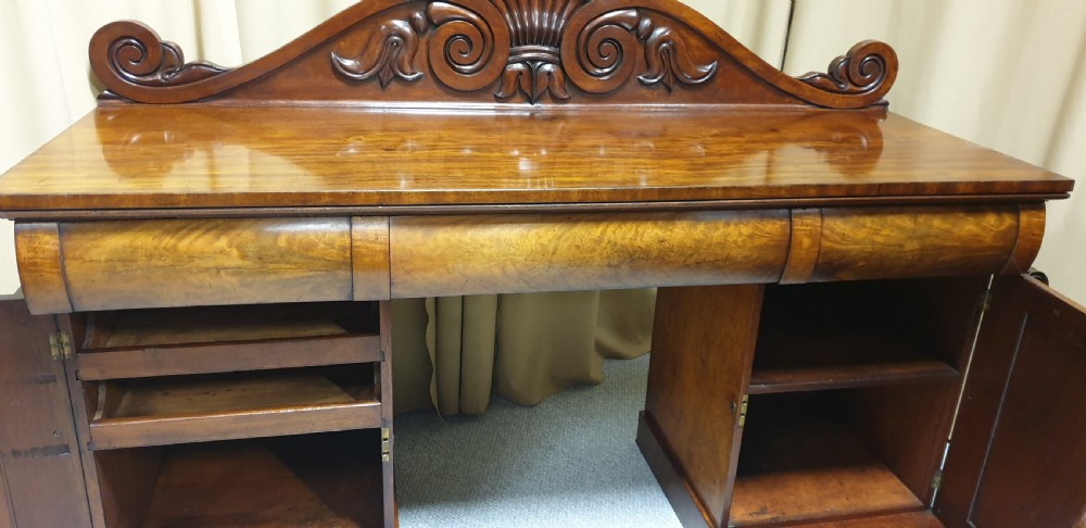 Very Nice Regency Mahogany Sideboard  View IX