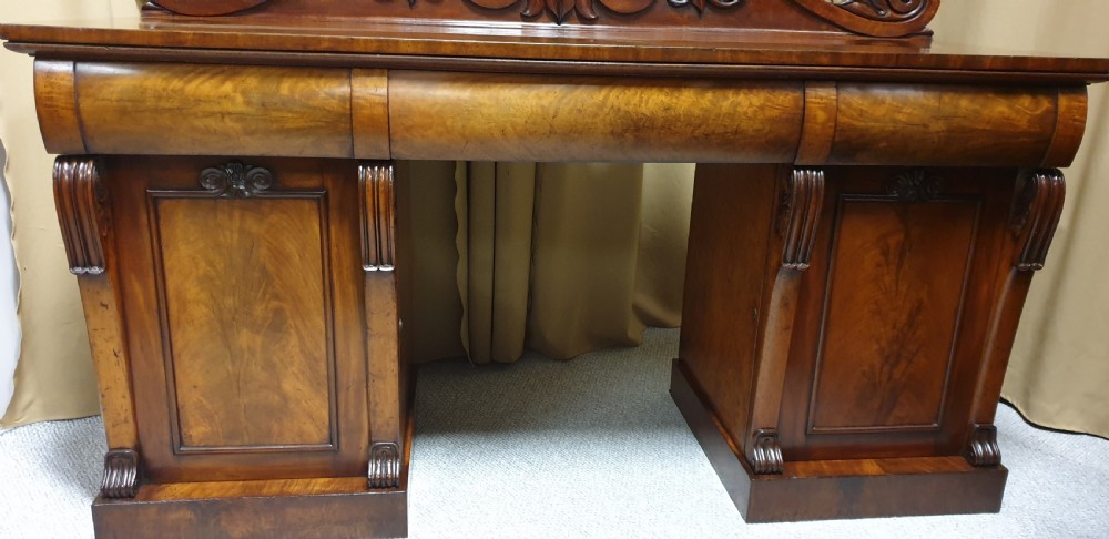 Very Nice Regency Mahogany Sideboard  View XII