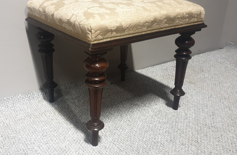 Victorian Mahogany Stool