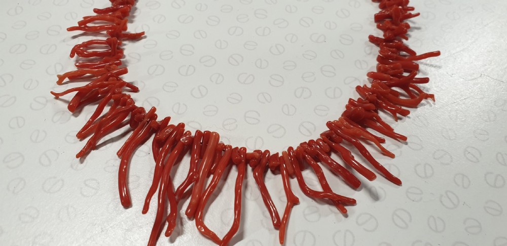 Victorian Coral Necklace View II