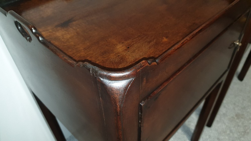 Pair Georgian Bedside Cabinets View XI