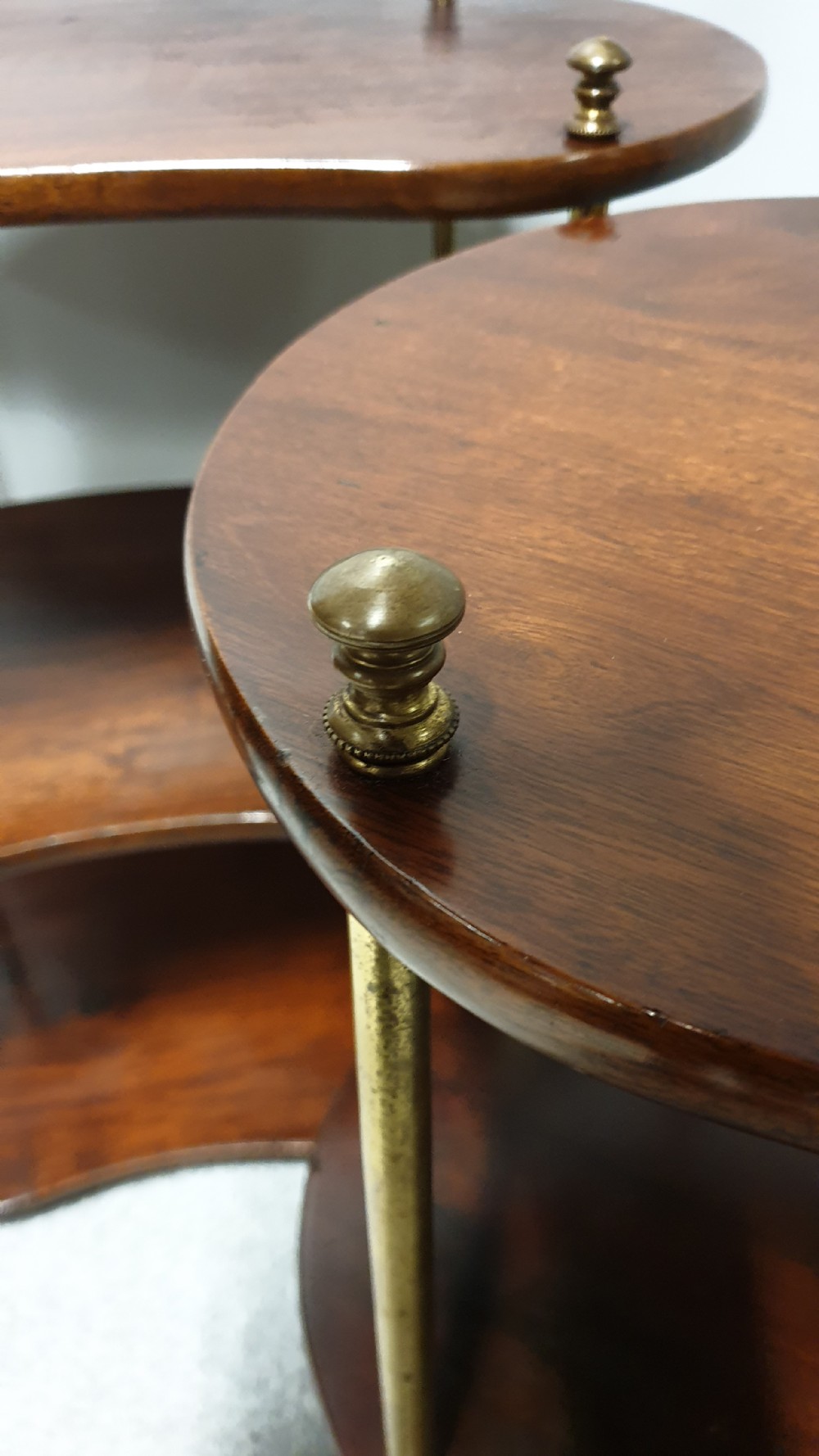 Pair Kidney Shaped Lamp Tables View IV