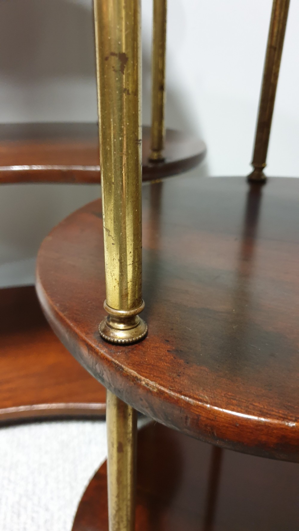 Pair Kidney Shaped Lamp Tables View V