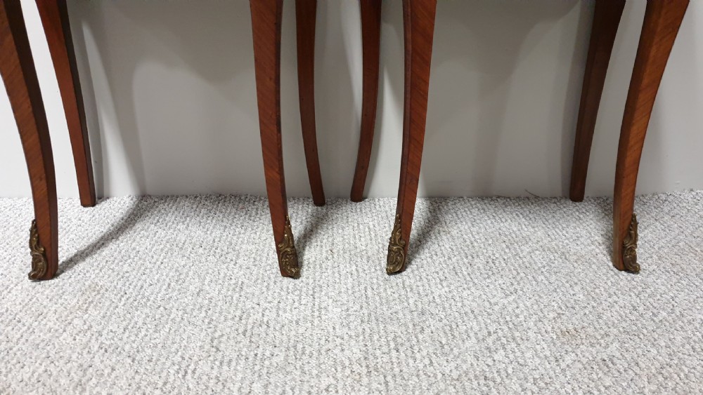 Pair Marquetry Inlaid Bedside Chests of Drawers  View IV
