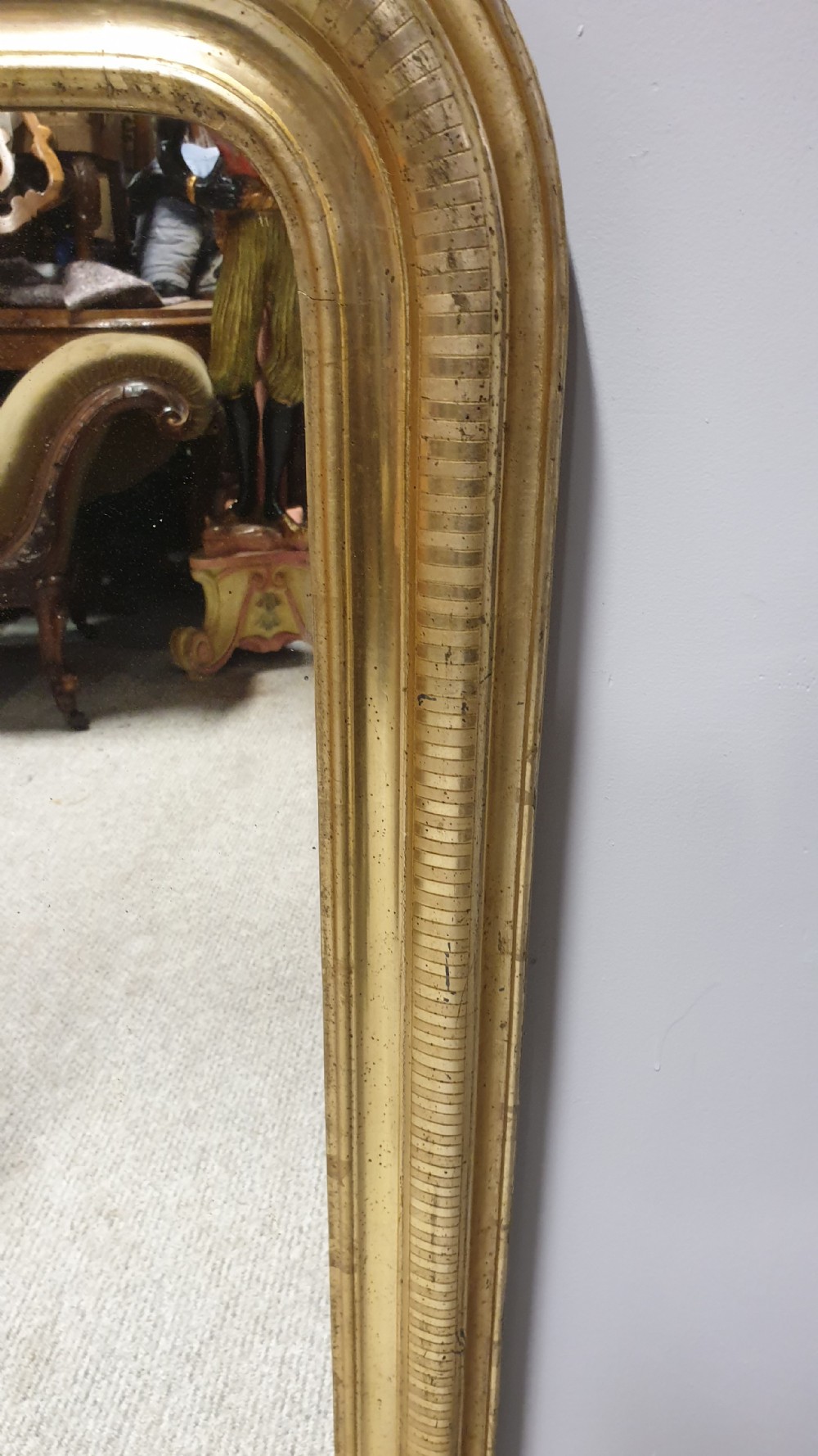 Louis Phillipe Gilt Wall Mirror View II
