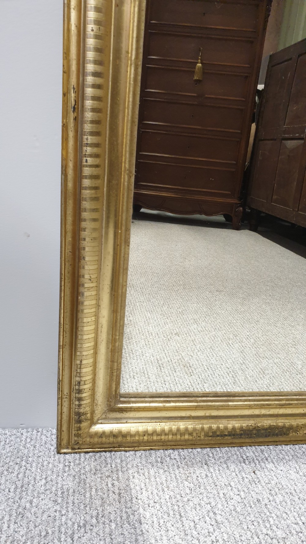 Louis Phillipe Gilt Wall Mirror View IV