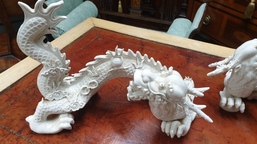 Wonderful Pair Chinese Imperial Dragons View III