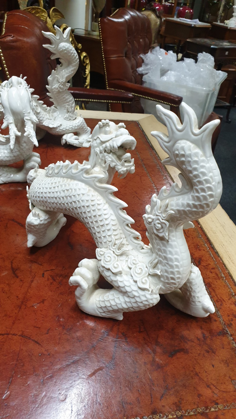 Wonderful Pair Chinese Imperial Dragons View IX