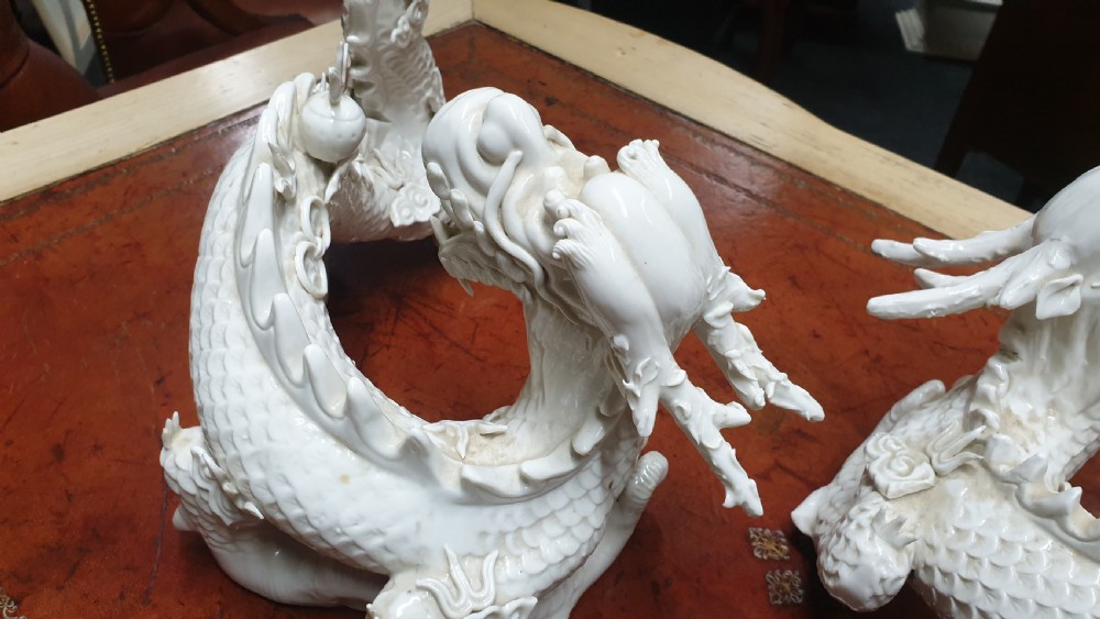 Wonderful Pair Chinese Imperial Dragons View XI