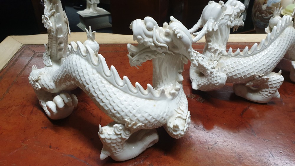 Wonderful Pair Chinese Imperial Dragons View XII