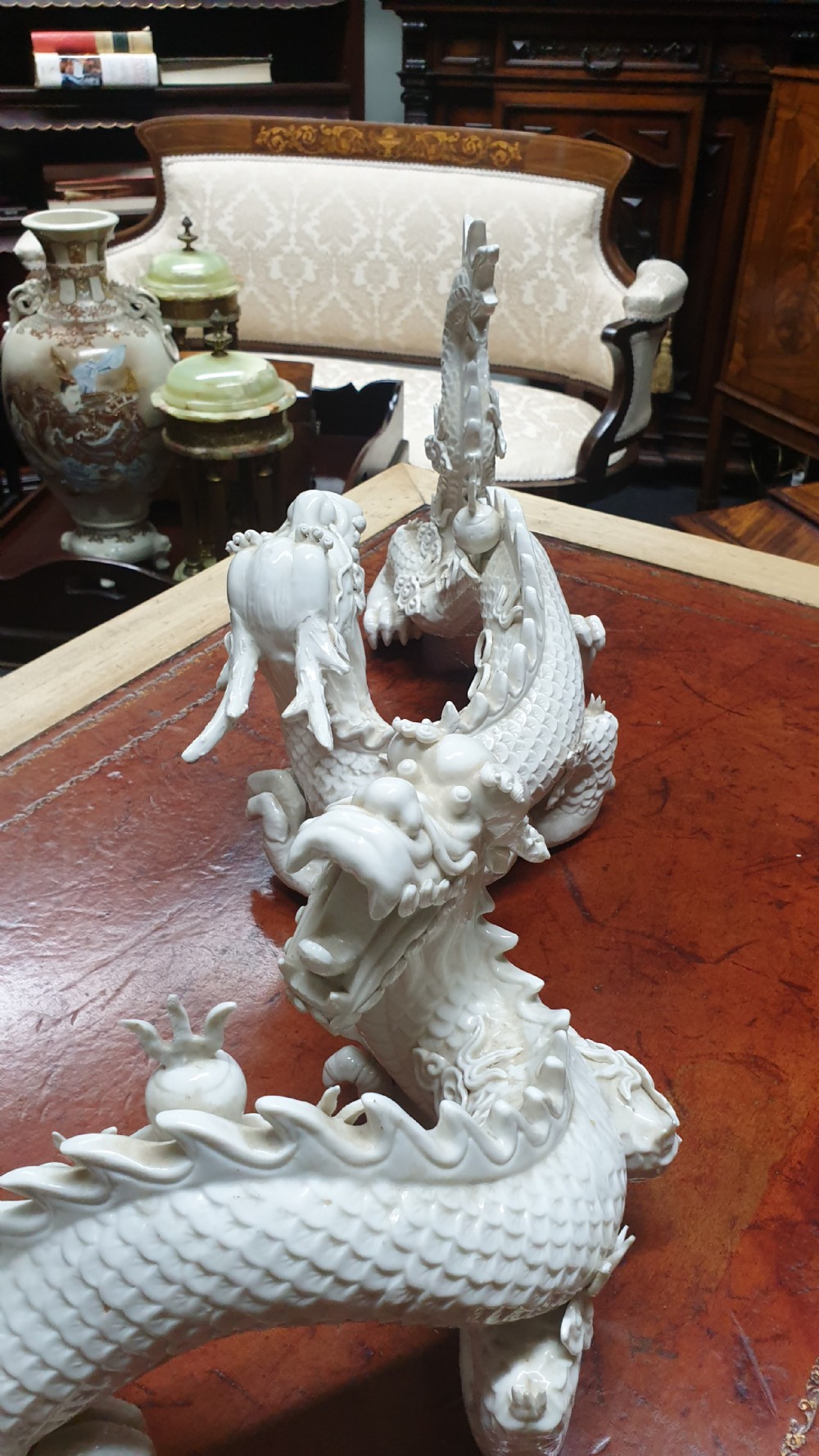 Wonderful Pair Chinese Imperial Dragons View XIV