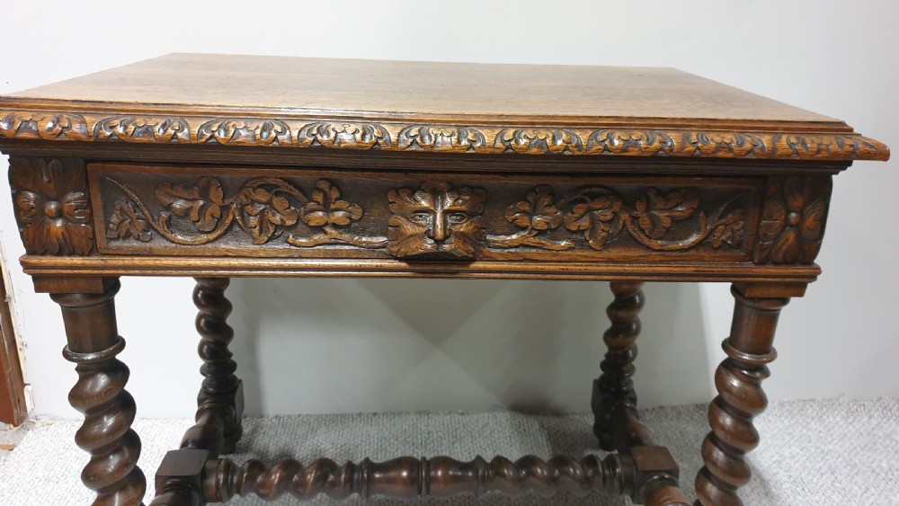 Oak Green man  Desk View III