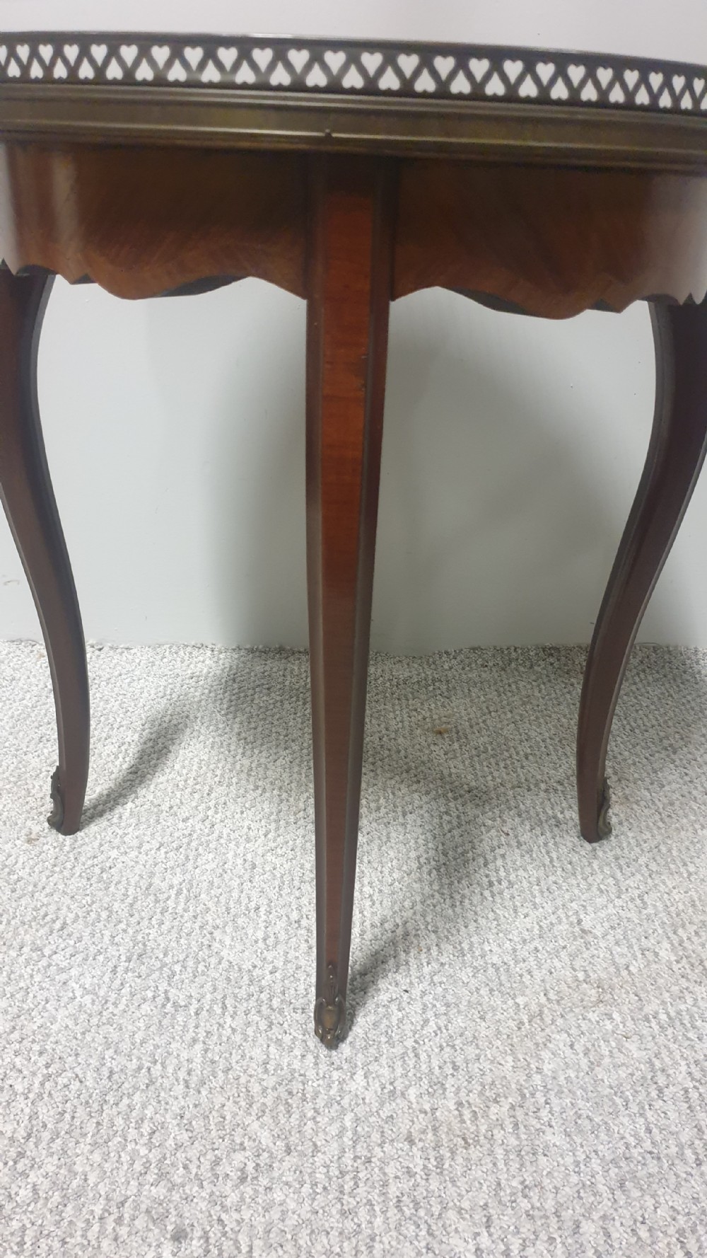 Small French Coffee Lamp Table  View V