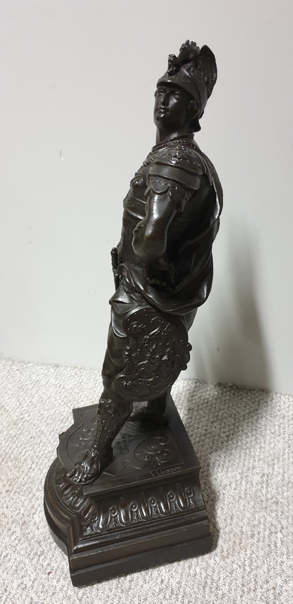 Large Pair Spelter Figures View VIII