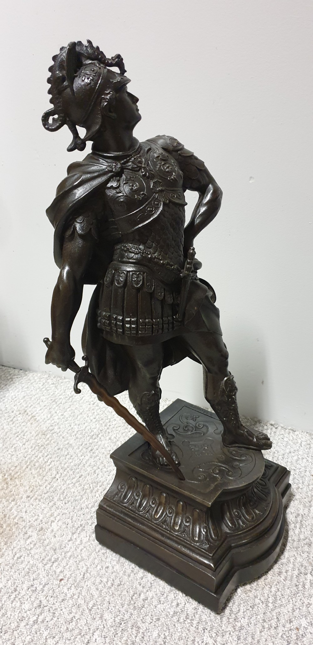 Large Pair Spelter Figures View XI