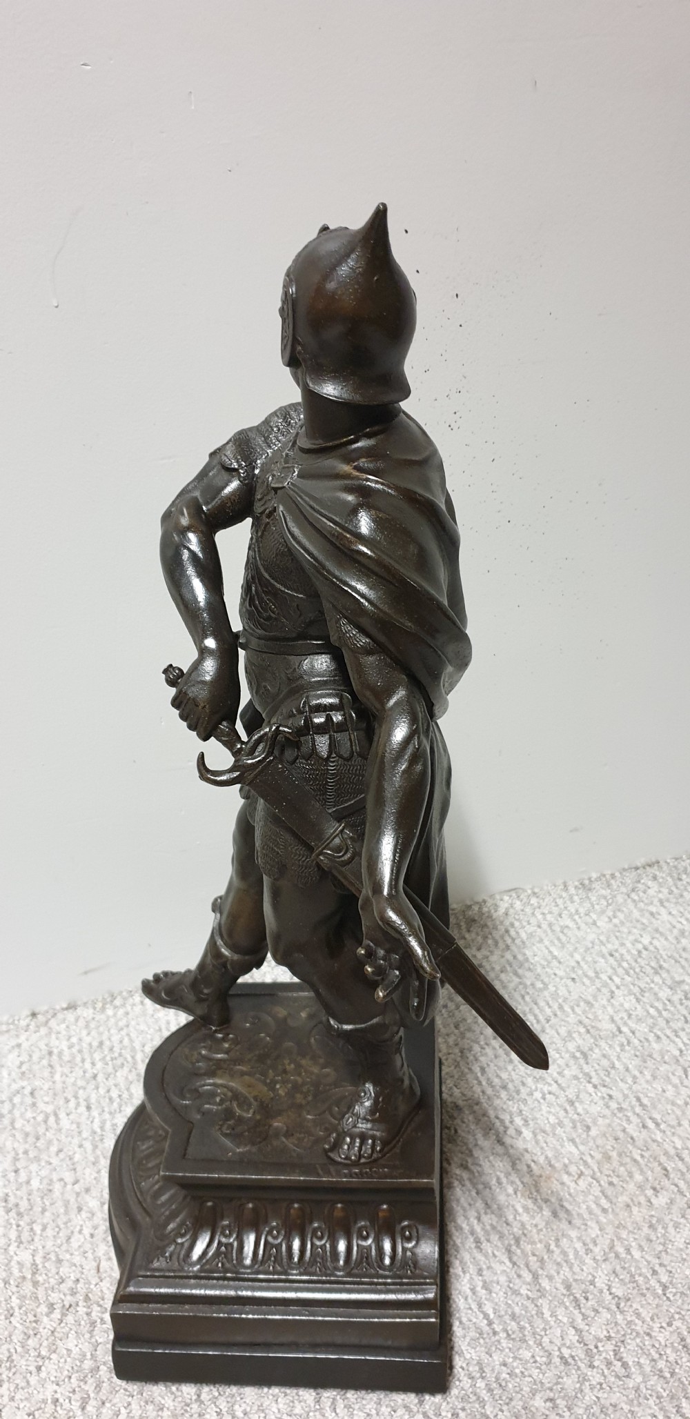 Large Pair Spelter Figures View XII