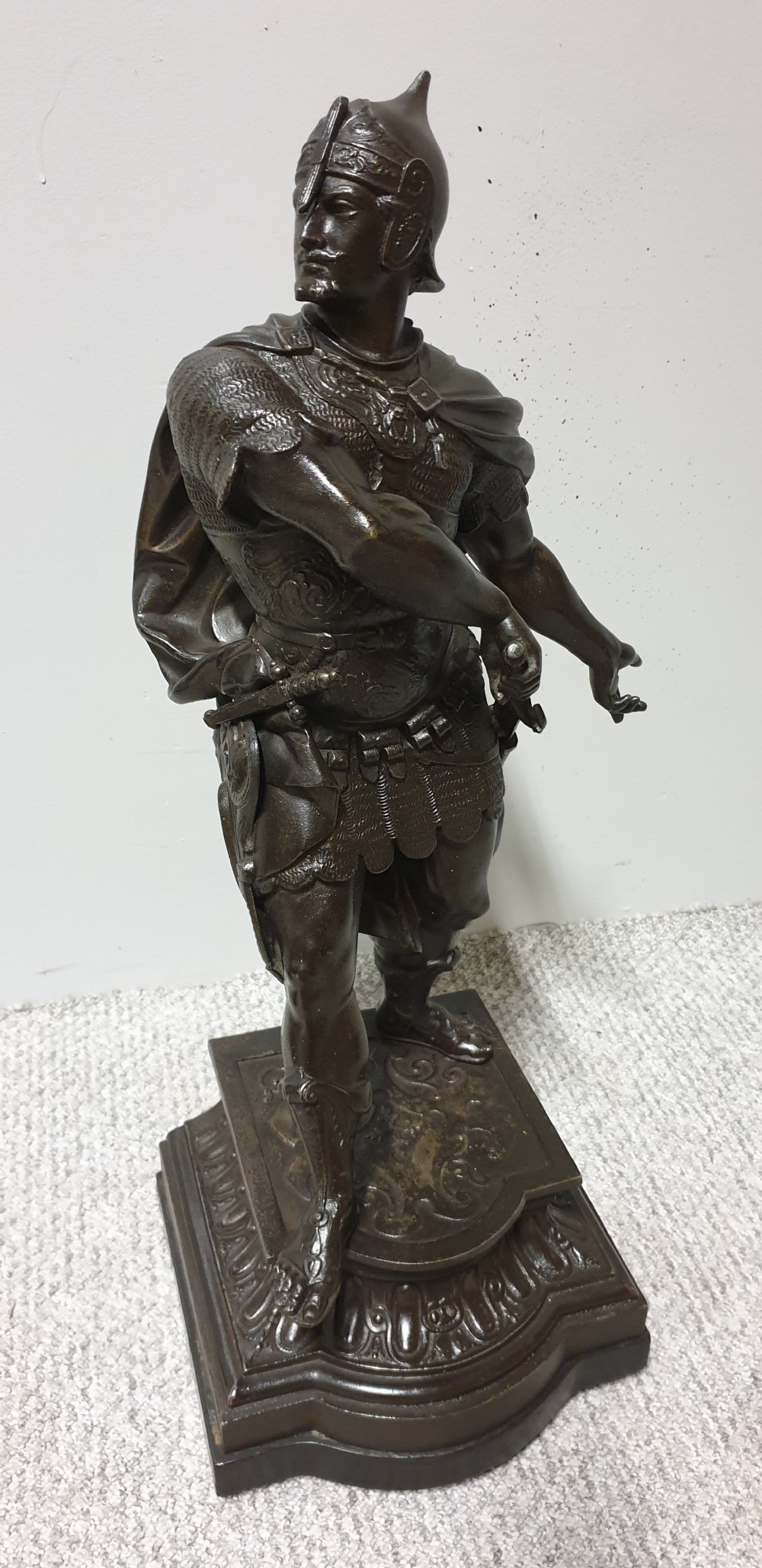 Large Pair Spelter Figures View XVI