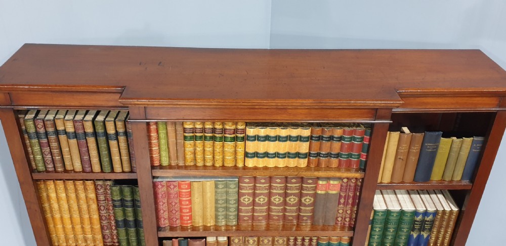 Mahogany Open Adjustable Bookcase View VI