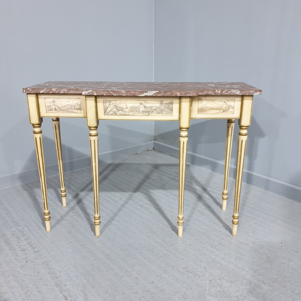 Excellent French Breakfront Console Table View II